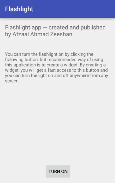 flashlight