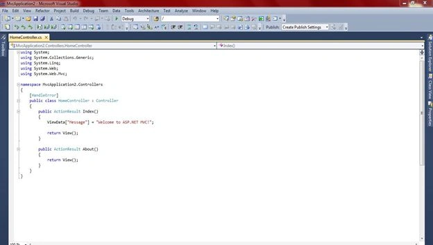 MVC development environment