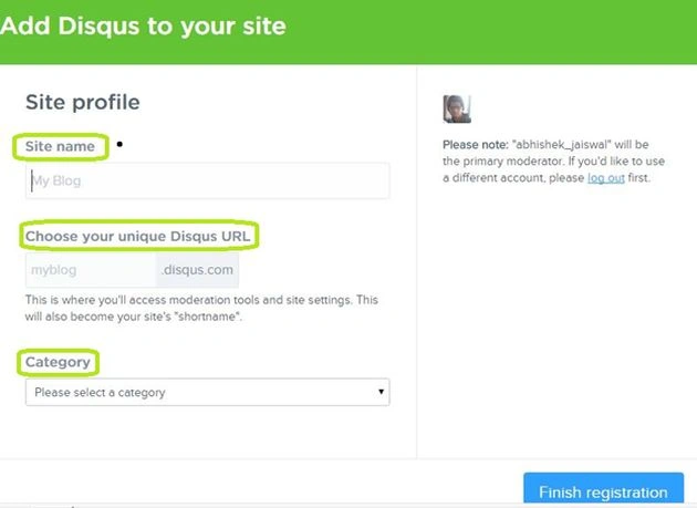 site profile