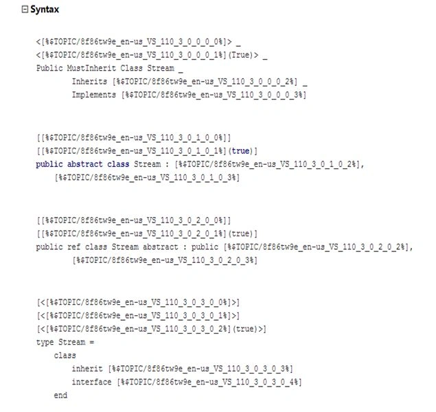 Syntax