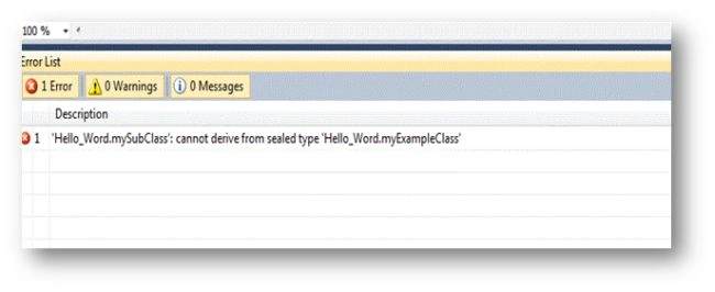 cause of this error