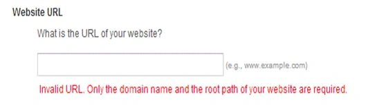 Website url