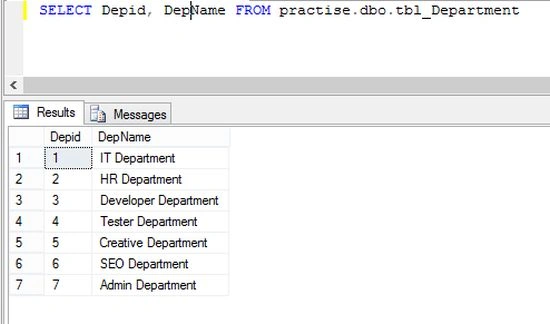 select query