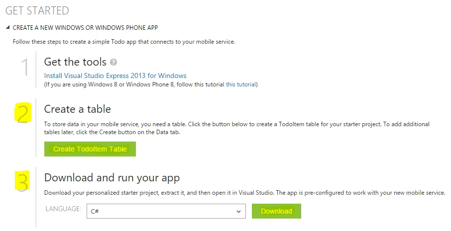 sample app