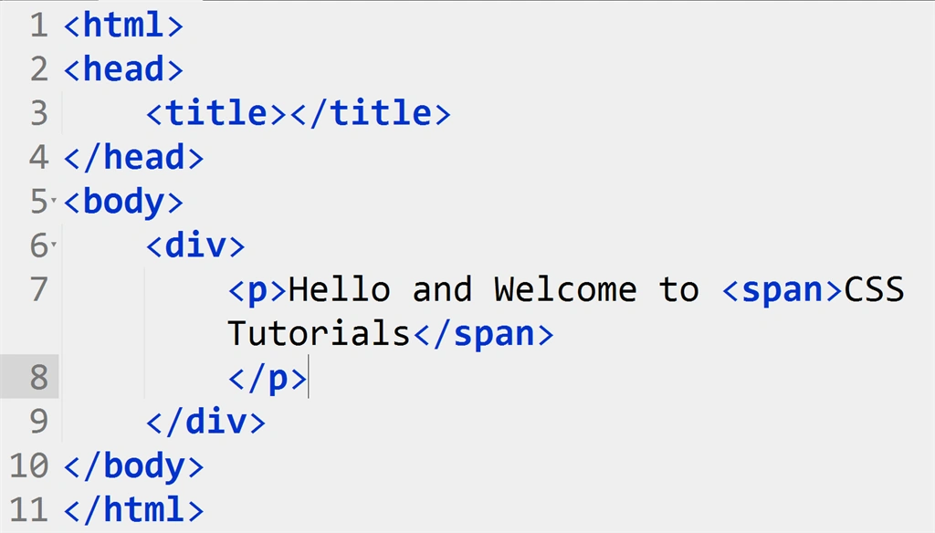 welcome css