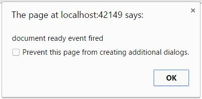 document ready function