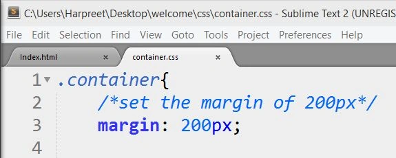 container