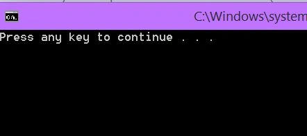 Run program