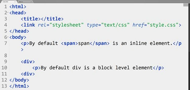 html file