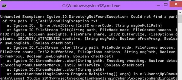 Exception