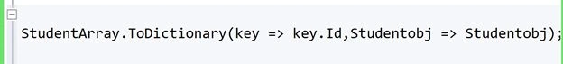 Convert an Array to a Dictionary