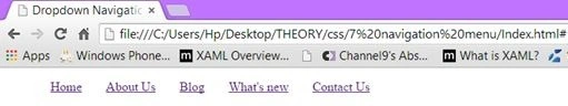 Save and refresh the page