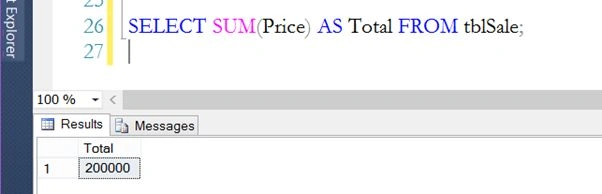 sum function