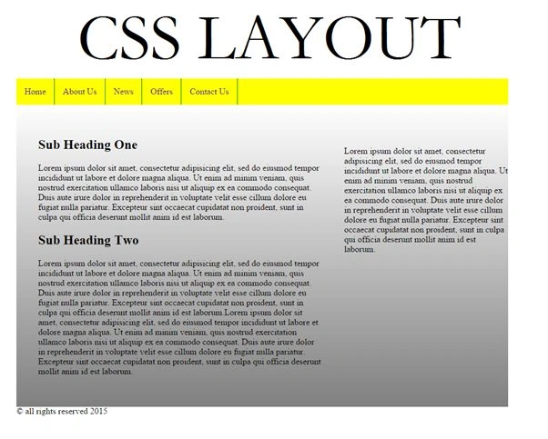 Garamond for the entire