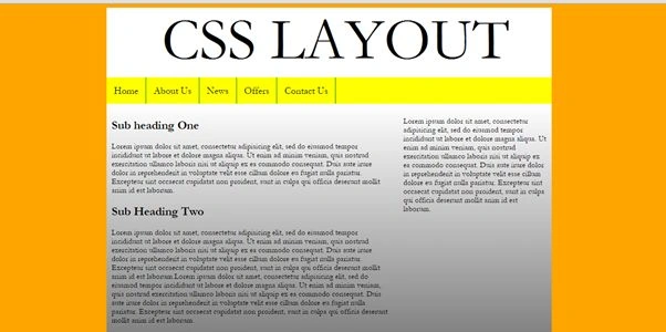 Make the footer content