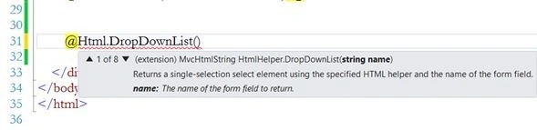 Drop-down list