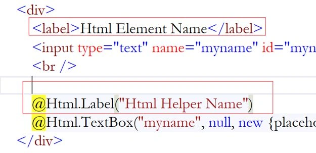 HTML helper