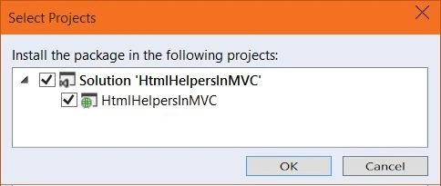 Select the project