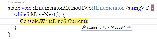 IEnumerable VS IEnumerator in C#