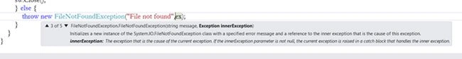 exception construct