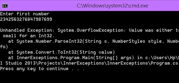 OverFlow exception