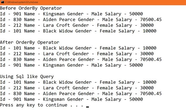 output