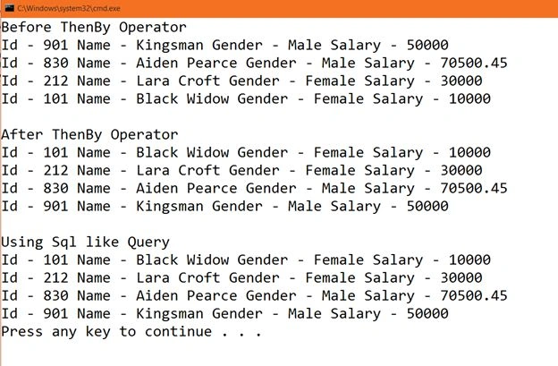 run program