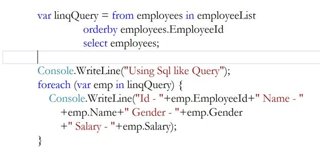 SQL like query