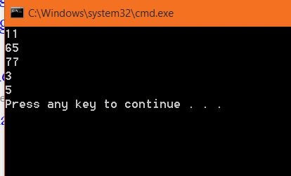 odd number output