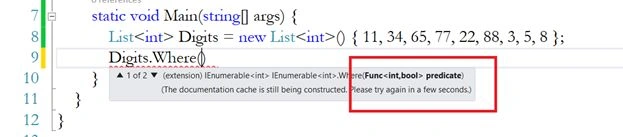 Where function