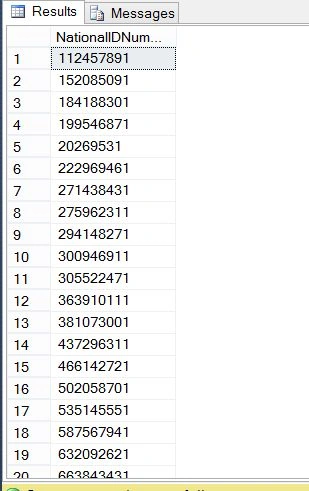 NationalIDNumber