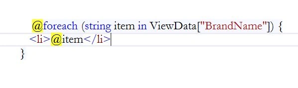 for loop