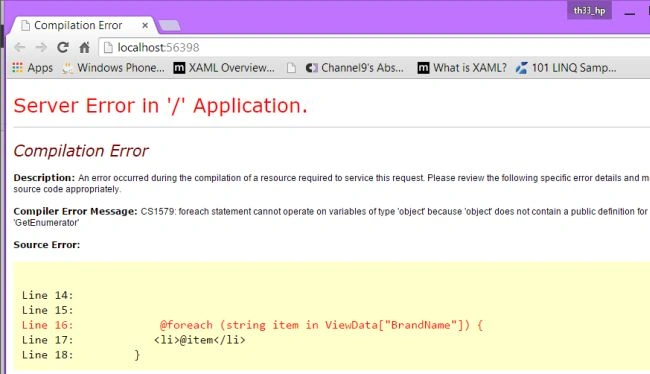 server error