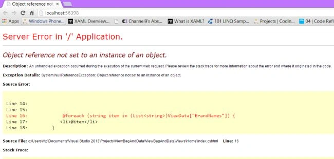 server error
