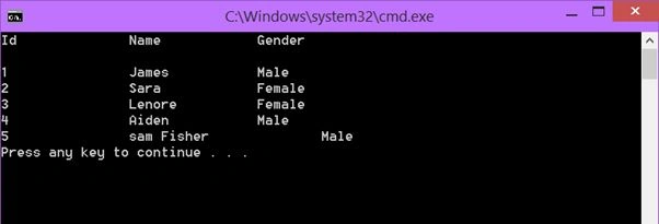 Run application