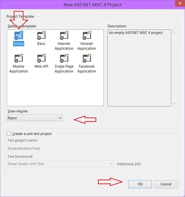 Empty project template