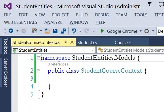 StudentCourseContext