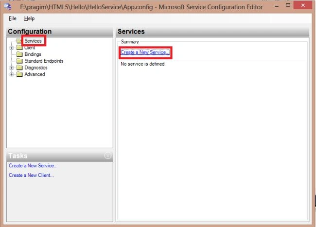 Create a New Service