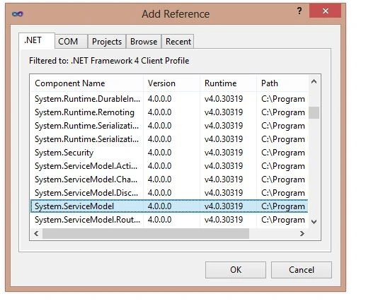 serviceModel