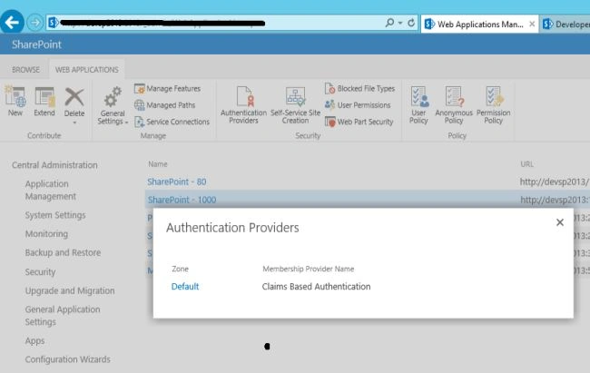 authentication providers