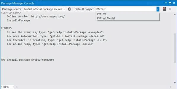 test package manager