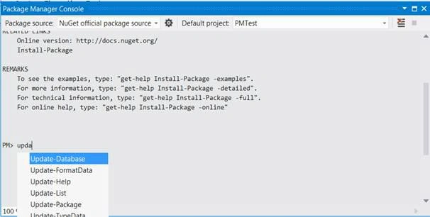 database update