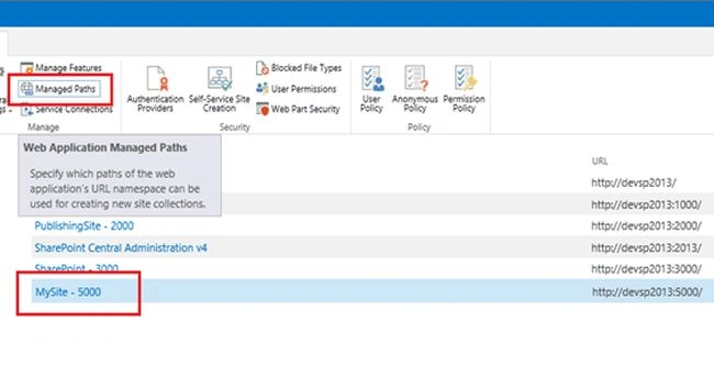 manage path