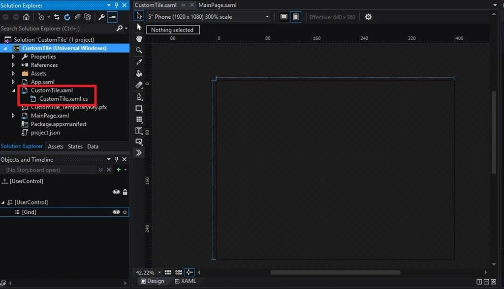 adding User control
