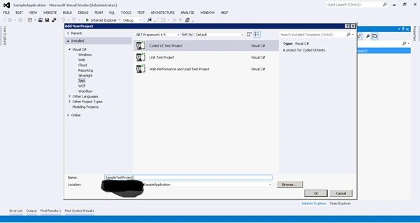 Coded UI Test Project