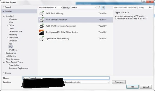 WCF Service Application