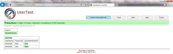 Result Page