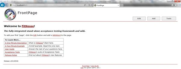 Running page
