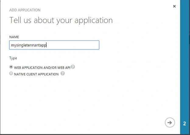 Add an application my organization is developing