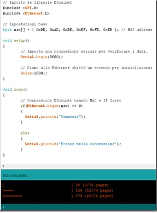 Procedure for loading 2